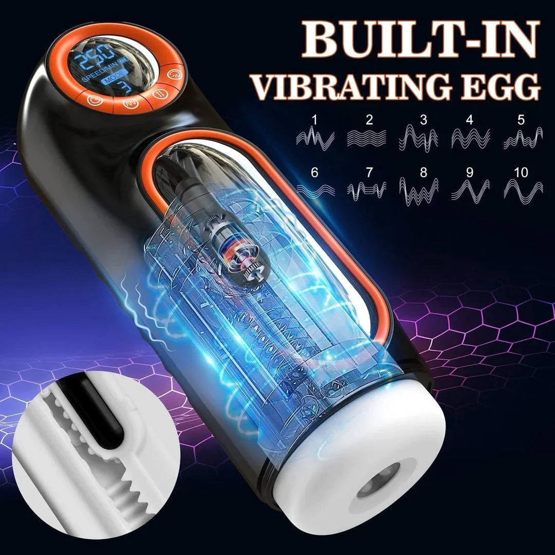 Stroker Sex Toys for Men with 10 Thrusting & Vibration & Sucking💥Confidential shipment